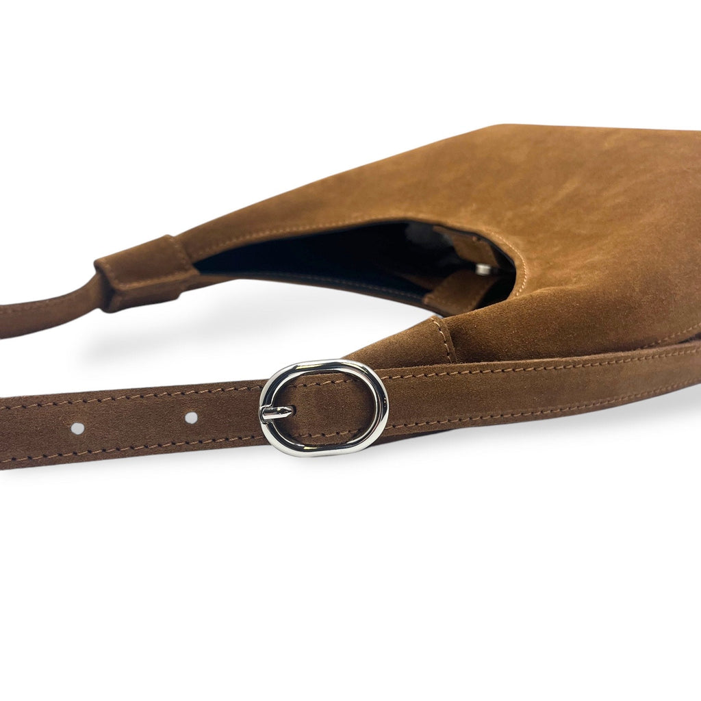 MAGGY - Women's suede calf leather shoulder bag