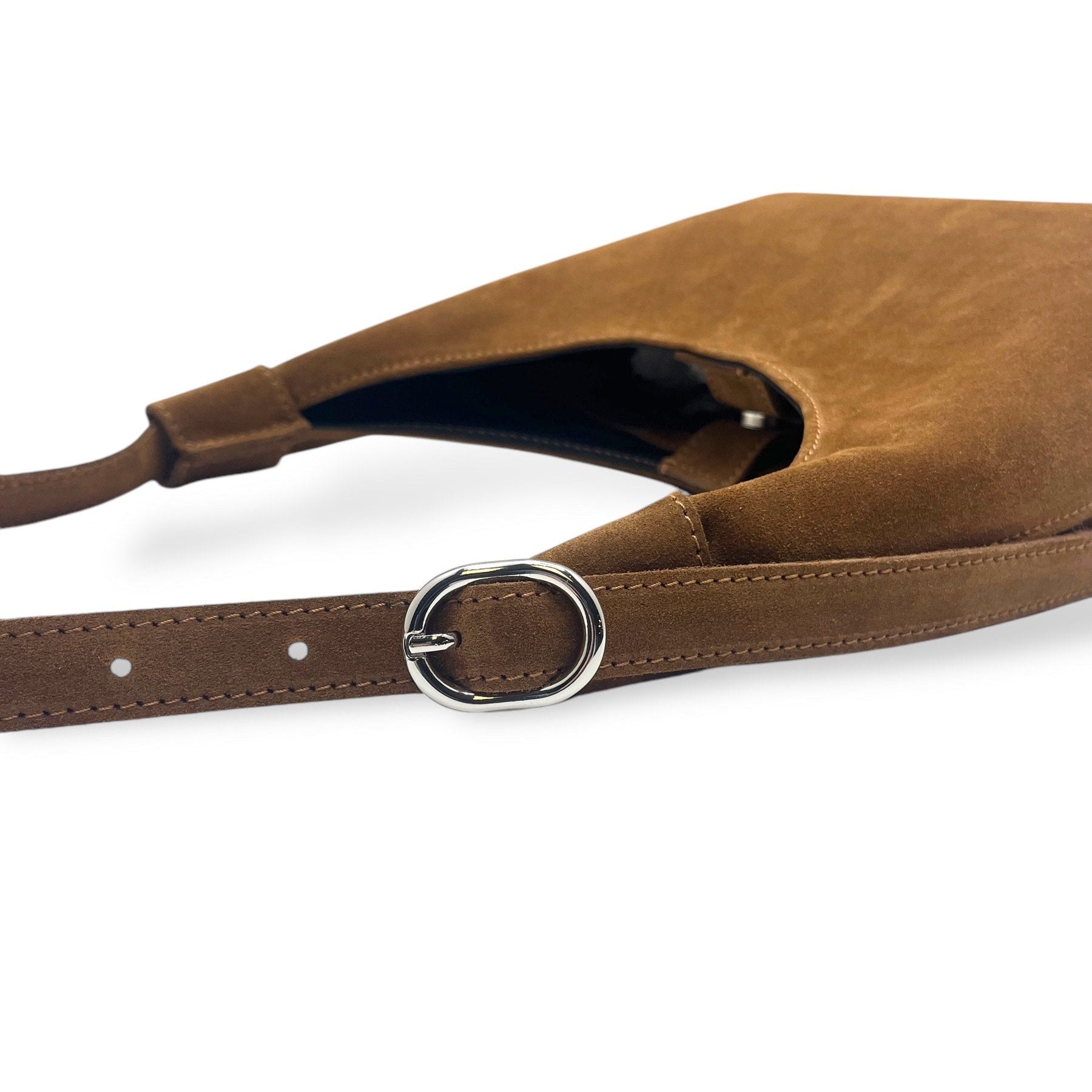 MAGGY - Women's suede calf leather shoulder bag