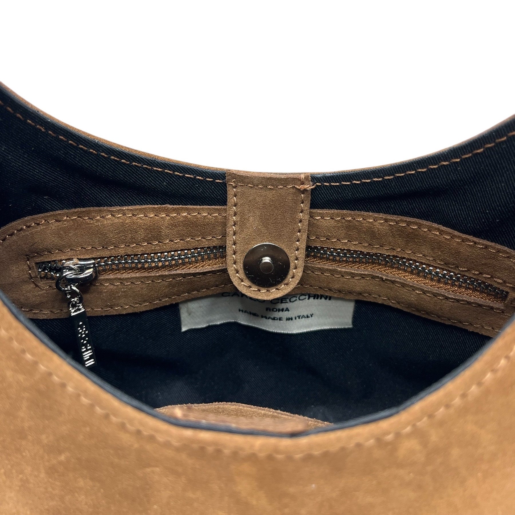 MAGGY - Women's suede calf leather shoulder bag