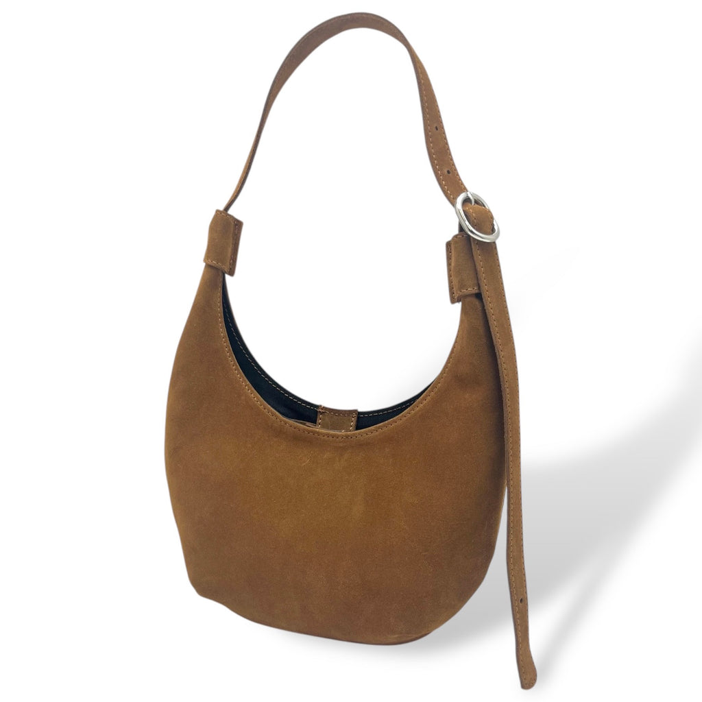 MAGGY - Women's suede calf leather shoulder bag