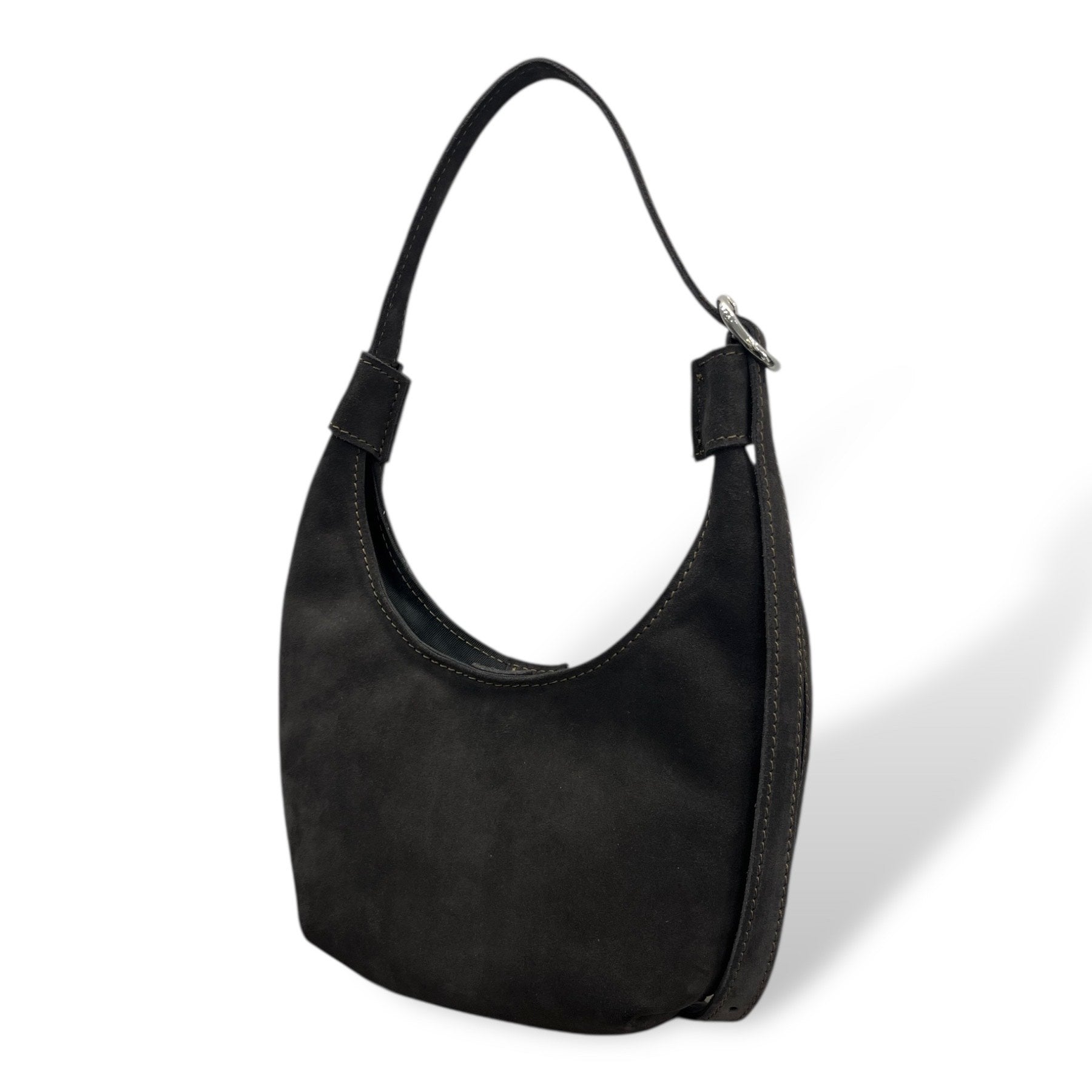 MAGGY - Women's suede calf leather shoulder bag