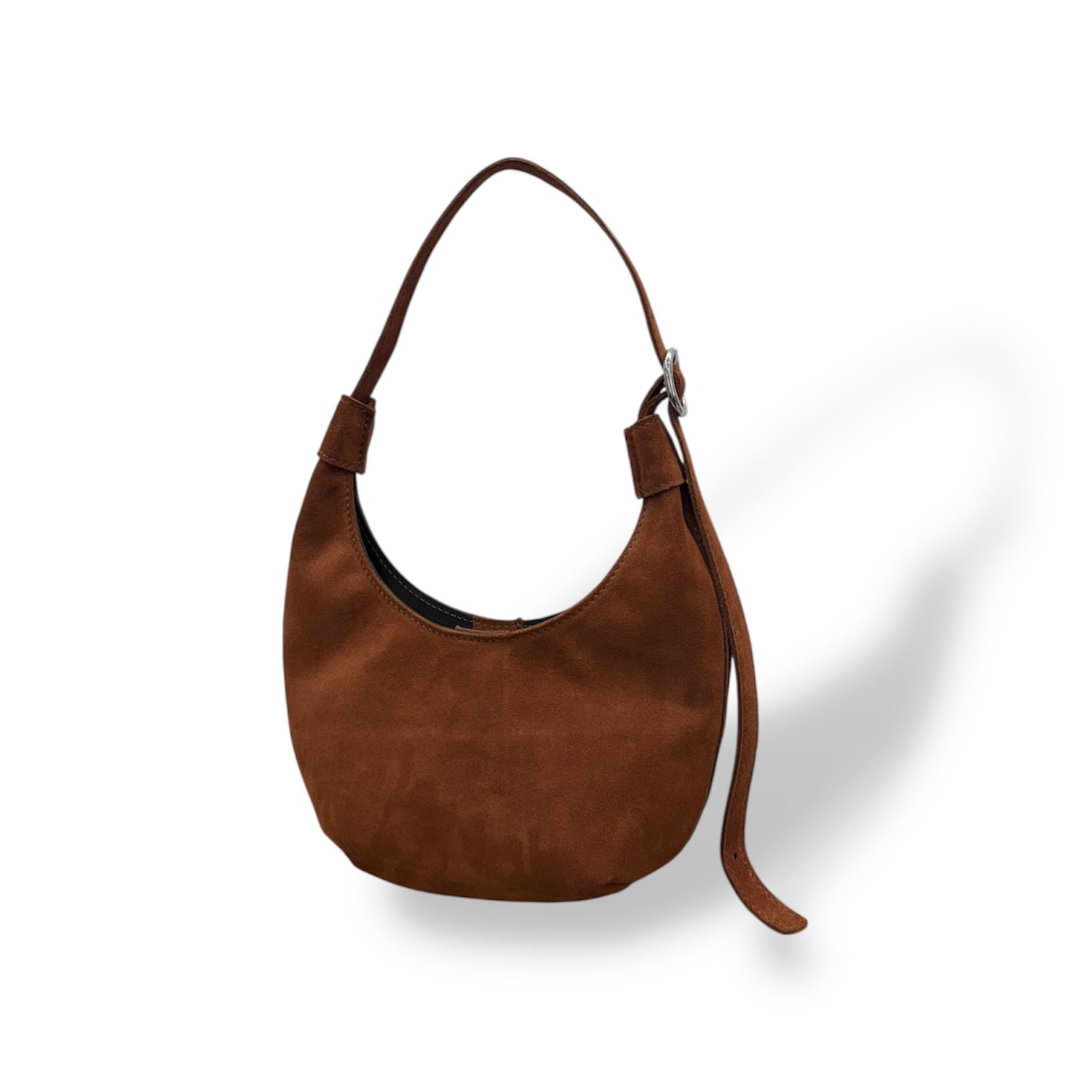 MAGGY - Women's suede calf leather shoulder bag