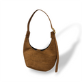 MAGGY - Women's crocodile suede calf leather shoulder bag