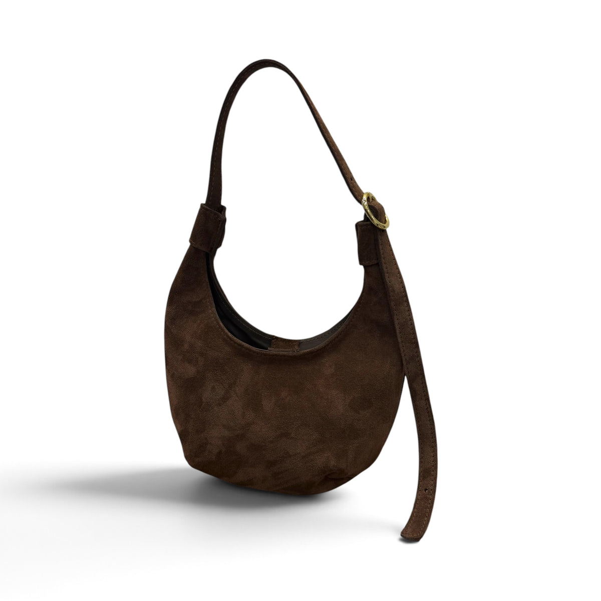 MAGGY - Women's suede calf leather shoulder bag