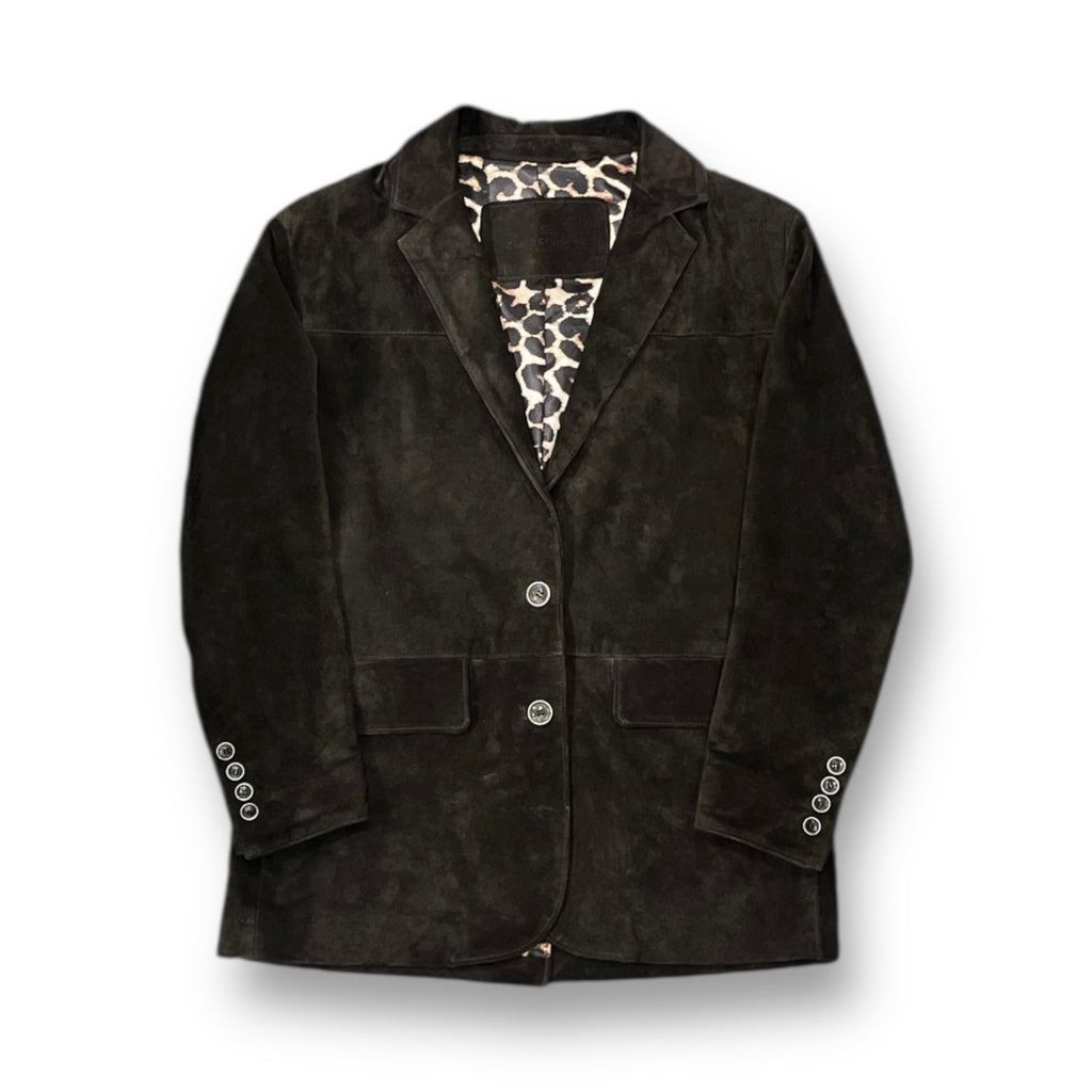 MANUELA - Women's suede calf leather blazer