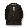 MANUELA - Women's suede calf leather blazer