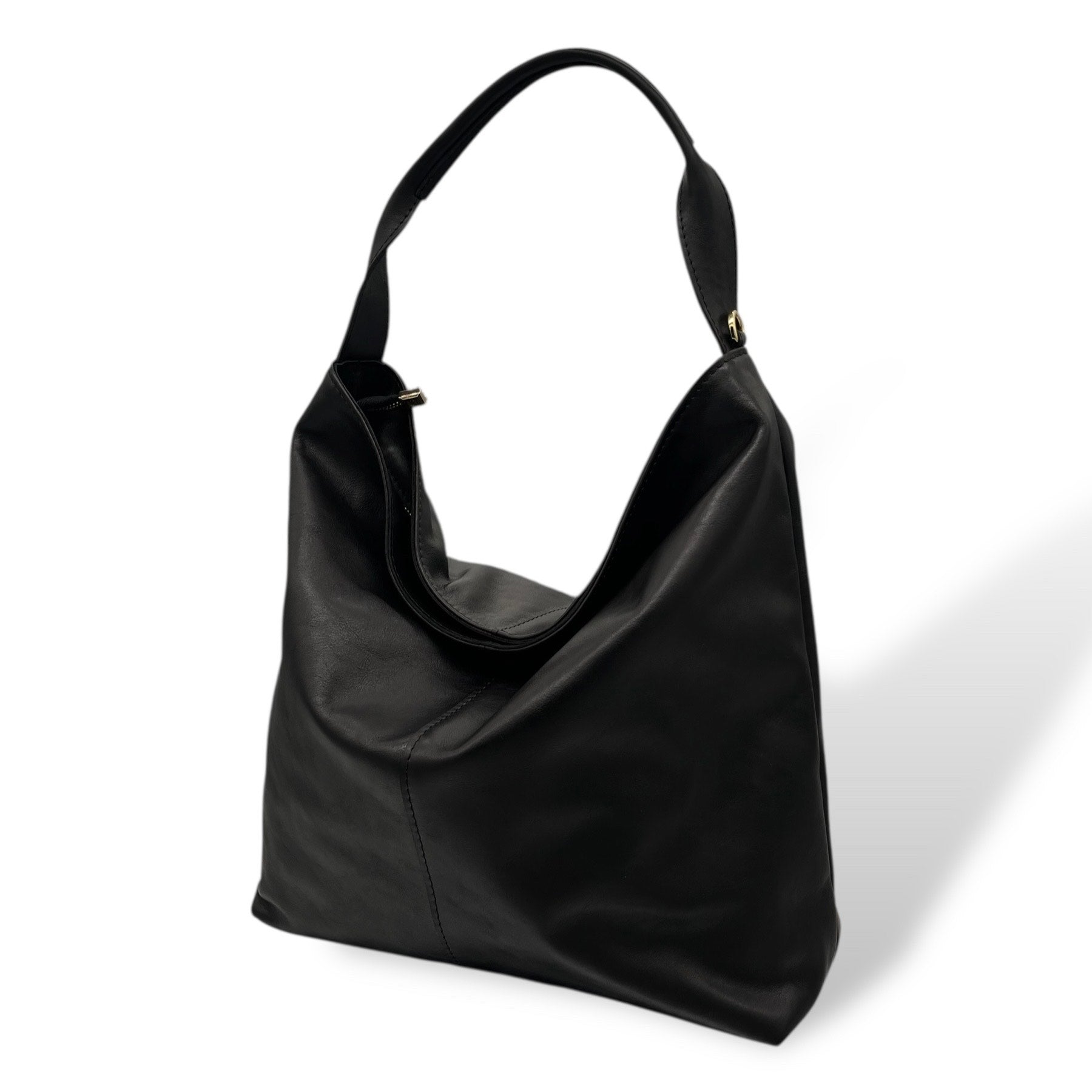 SACCA EMPIRE big - Women's hand-polished smooth calf leather shoulder bag