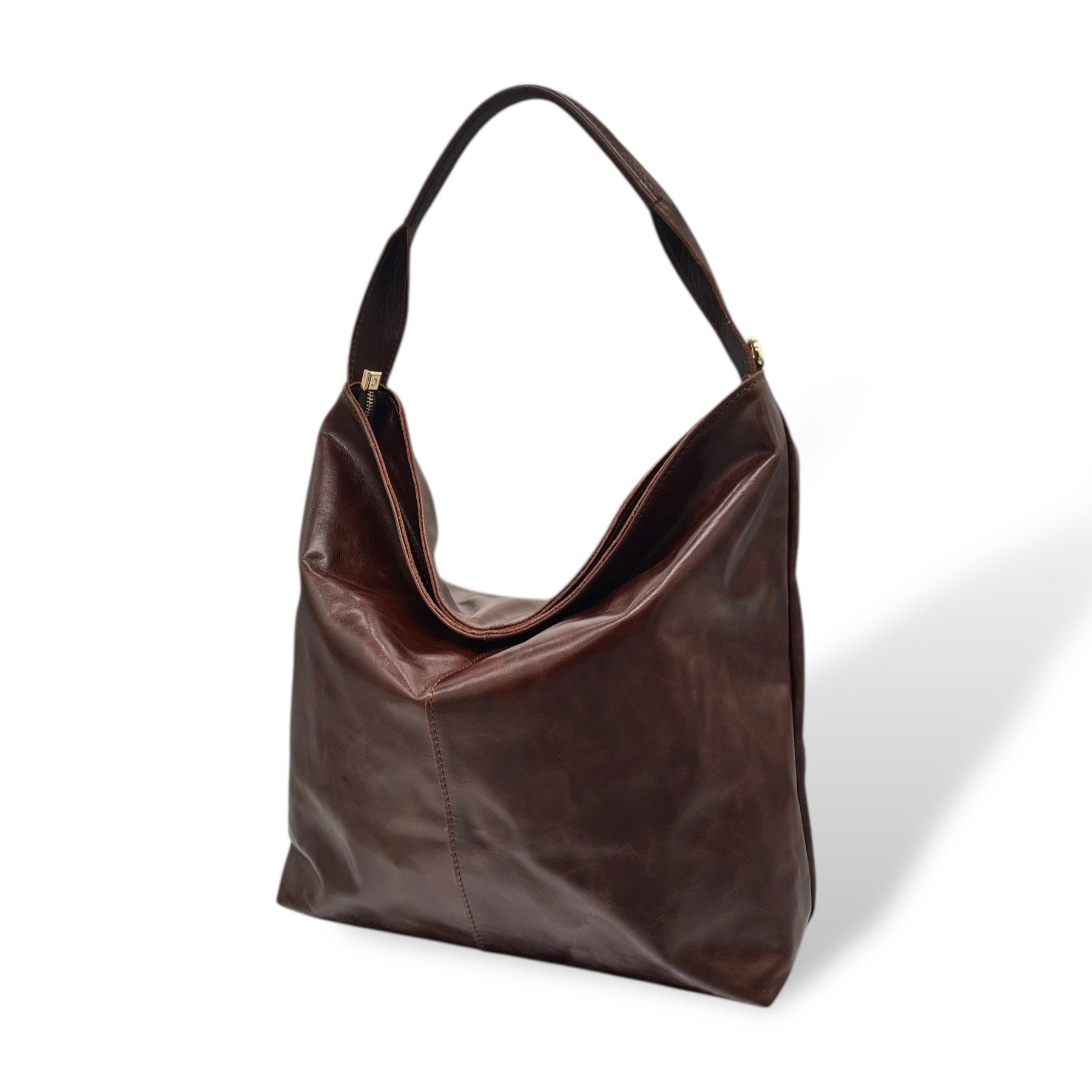 SACCA EMPIRE big - Women's calf leather shoulder bag