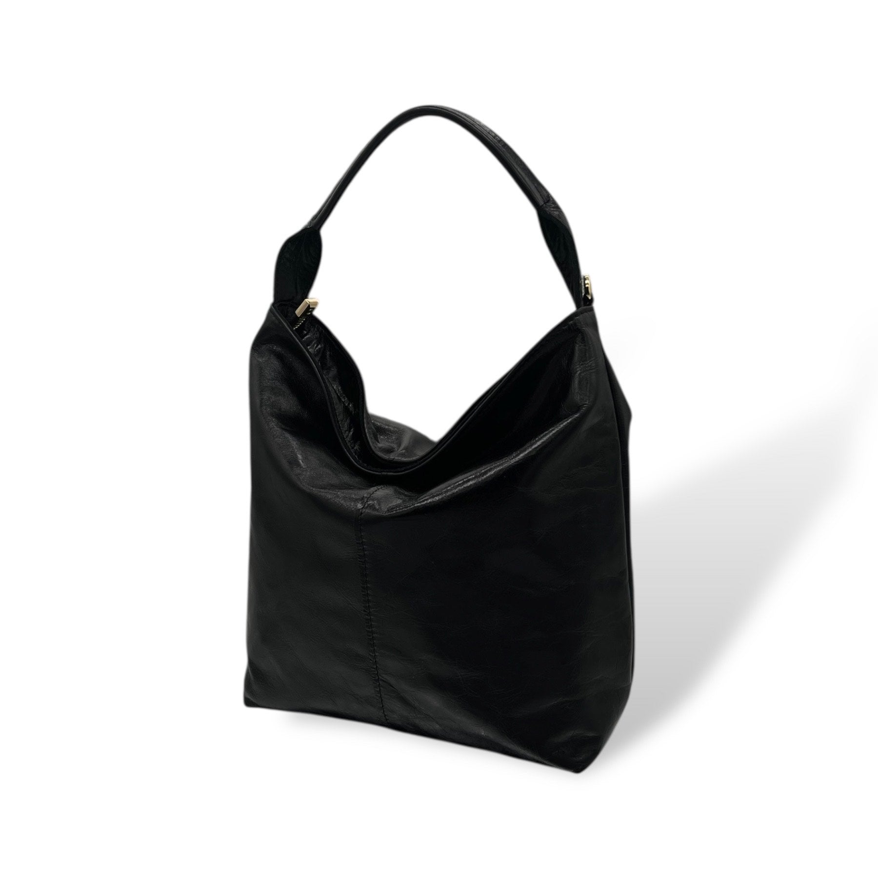 SACCA EMPIRE small - Women's calf leather shoulder bag