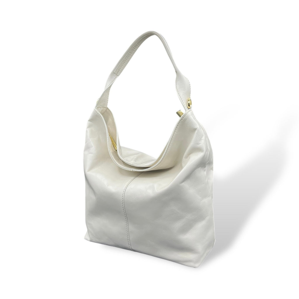 SACCA EMPIRE small - Women's calf leather shoulder bag
