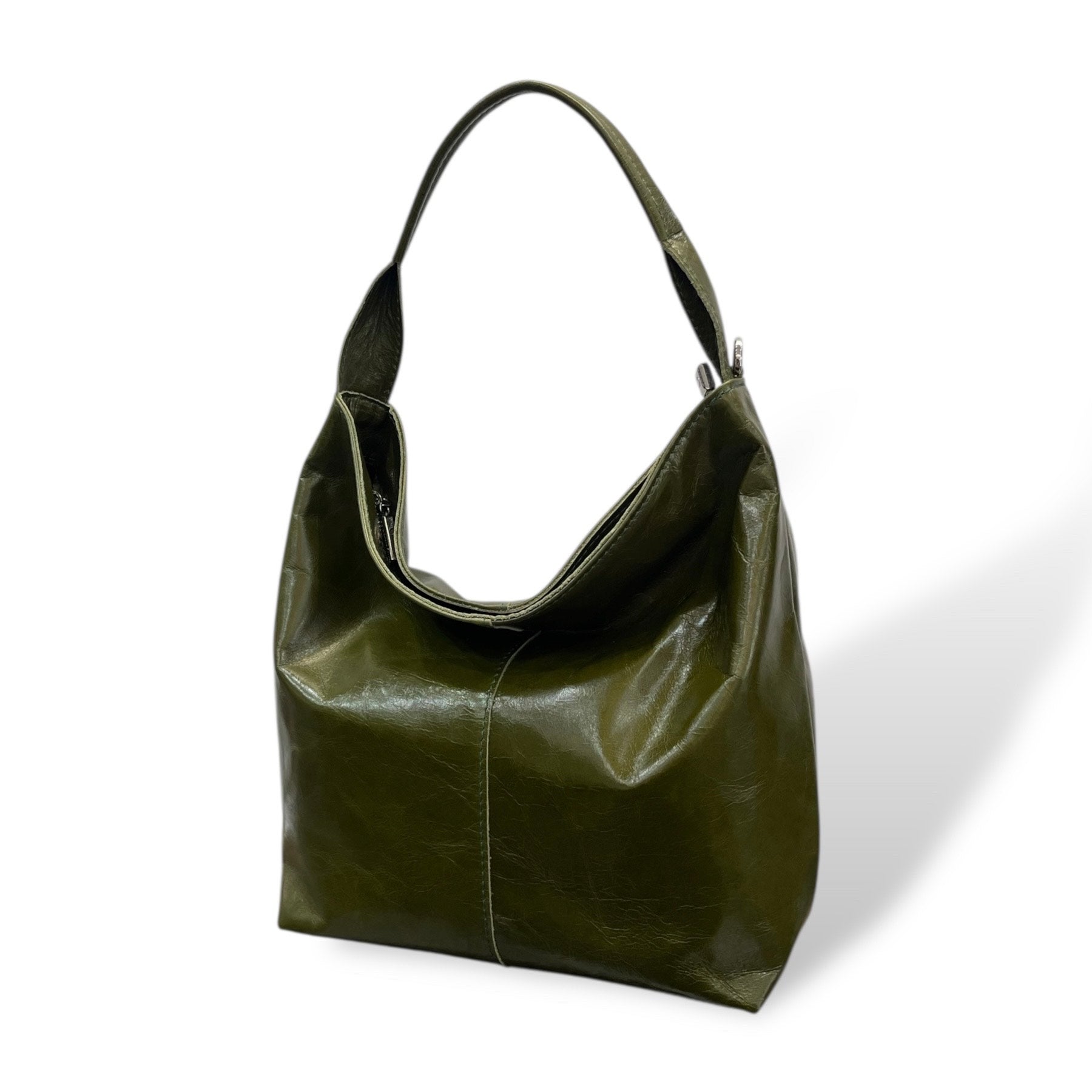 SACCA EMPIRE small - Women's calf leather shoulder bag