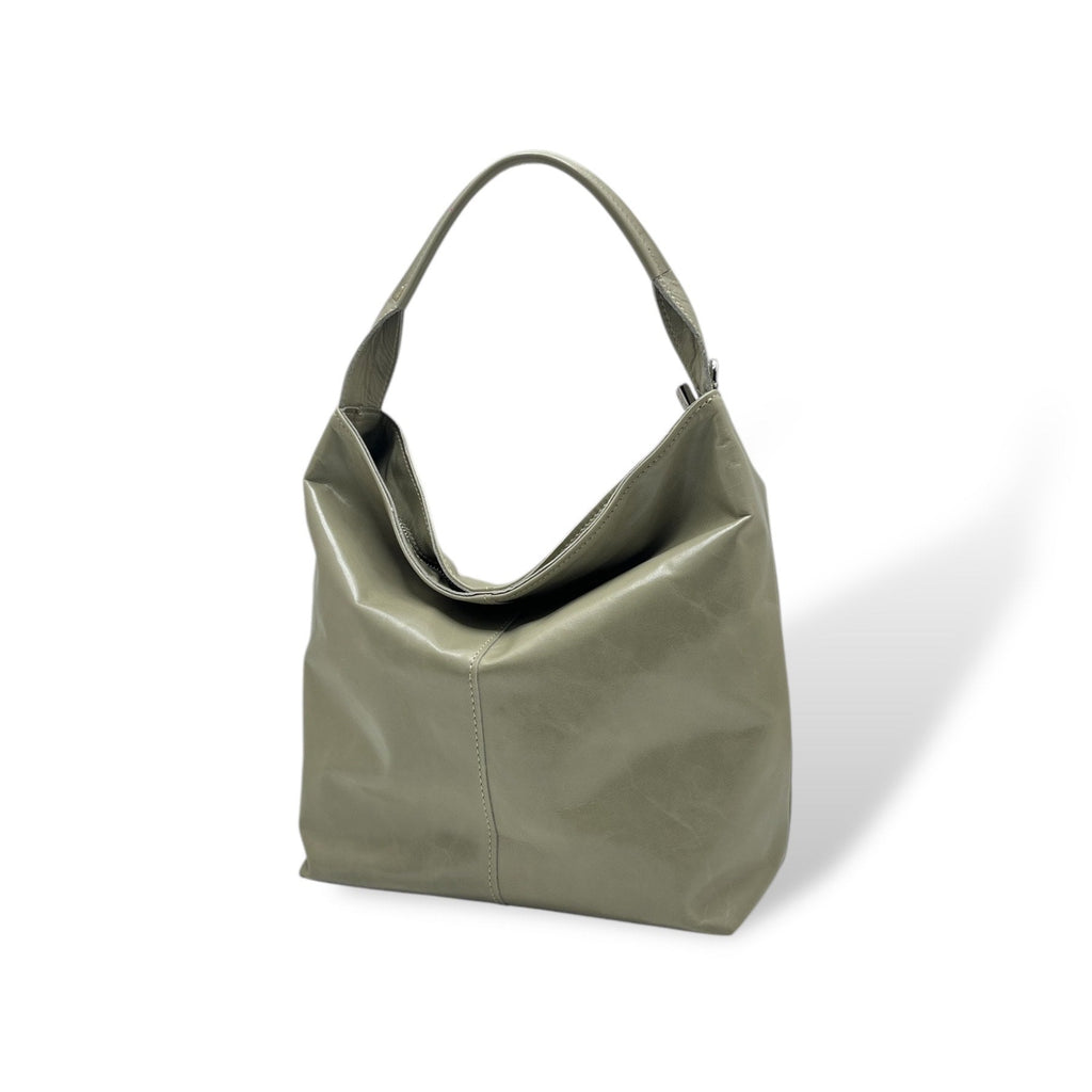 SACCA EMPIRE small - Women's calf leather shoulder bag