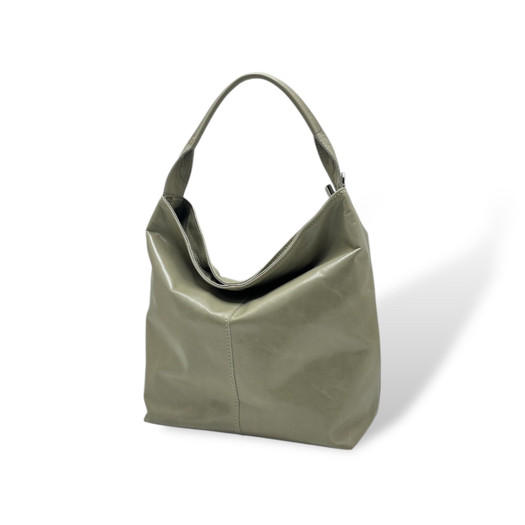SACCA EMPIRE small - Women's calf leather shoulder bag
