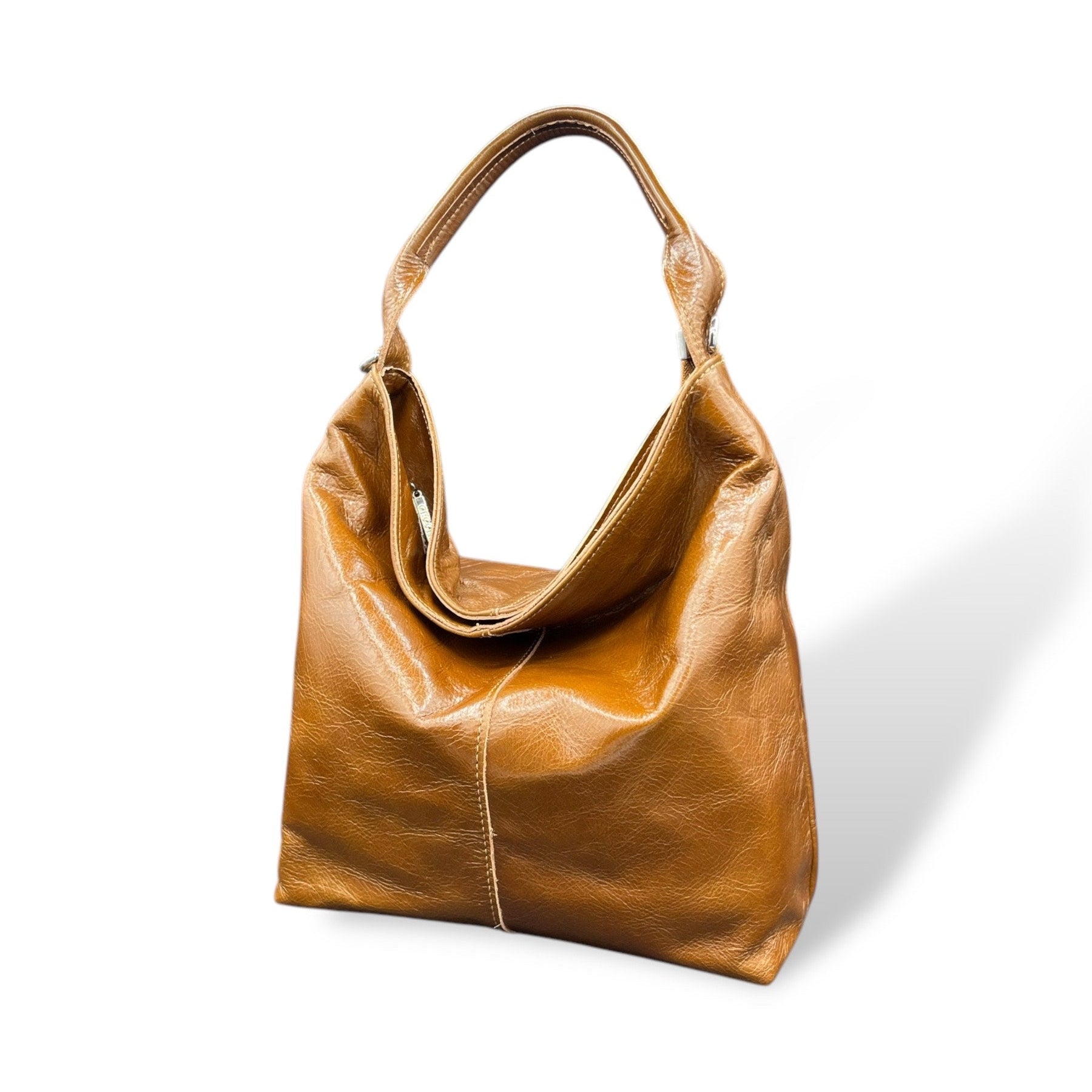 SACCA EMPIRE small - Women's calf leather shoulder bag