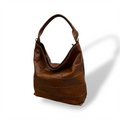 SACCA EMPIRE small - Women's crocodile smooth calf leather shoulder bag