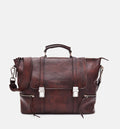 BROWN LEATHER CROSSBODY BAG