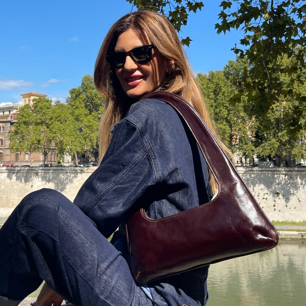 JASMINE LAB - Women's calf leather shoulder bag