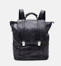 Men's black Montana brushed calf leather backpack - ZX
